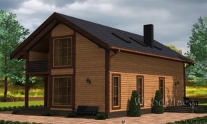 Проект каркасного дома "Раков"