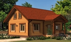 Проект каркасного дома "Слиж"