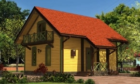 Проект каркасного дома "Уют"