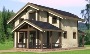 Проект каркасного дома "Петр"