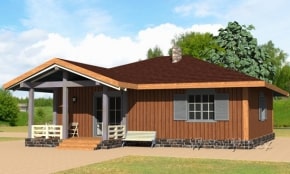 Проект каркасного дома "Юг"