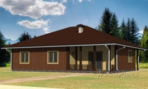 Проект каркасного дома "Алексей"