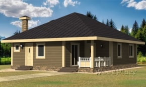 Проект каркасного дома "Молодечно"