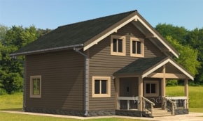 Проект каркасного дома "Барановичи"