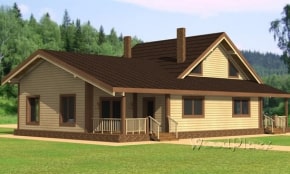 Проект каркасного дома "Раубичи"