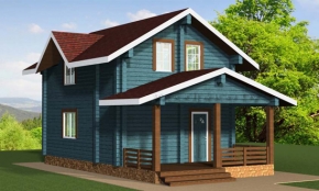 Деревянный дом "ГРЭЙМедиа"  2