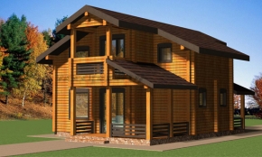 Деревянный дом "Петр" 2