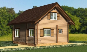 Деревянный  дом "Уют" 2
