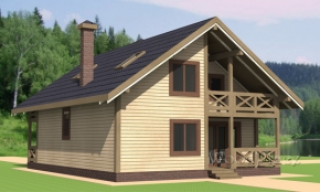 Проект каркасного дома  "Пятевщина"