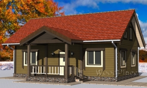 Проект каркасного дома "Слиж"