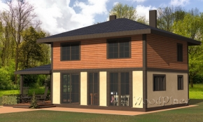Проект каркасного дома "Ульяна"