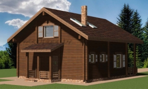 Деревянный дом "Ольга" 1