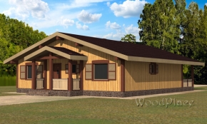 Проект каркасного дома  "Владимир"