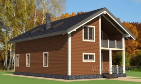 Проект каркасного дома "Раков"