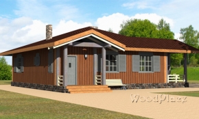 Проект каркасного дома "Юг"