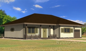 Проект каркасного дома "Белкалий"