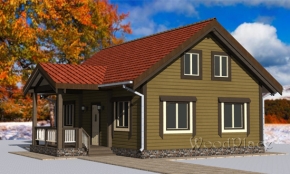 Проект каркасного дома "Слиж"