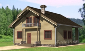 Проект каркасного дома "Лексус"