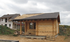 Строительство деревянного дома в Боровлянах. Кровельные работы - 2