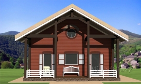 Проект каркасного дома "Ольга"