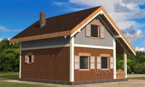 Проект каркасного дома "Лебеди"