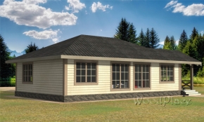 Проект каркасного дома "Логойск"