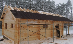 Строительство дома "Боровая". Кровельные работы - 2