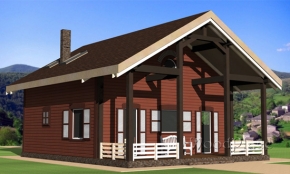 Проект каркасного дома "Ольга"