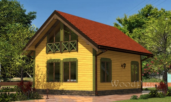 Проект каркасного дома "Уют"