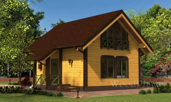 Проект каркасного дома "Уют"