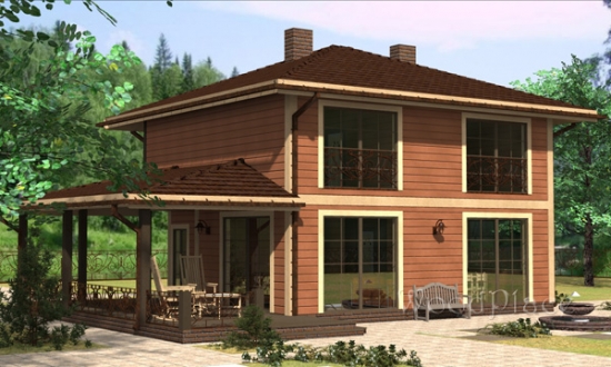 Проект каркасного дома "Ульяна"