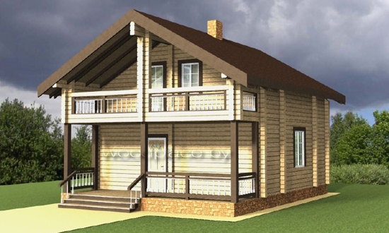 Деревянный дом "Свобада"