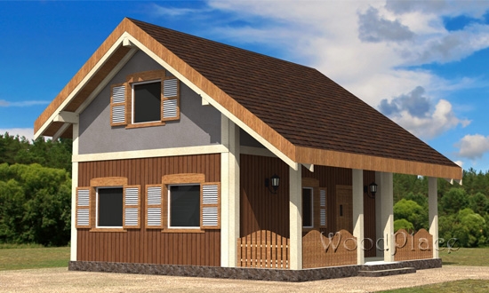 Проект каркасного дома "Лебеди"