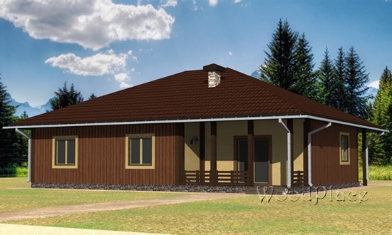 Проект каркасного дома "Алексей"