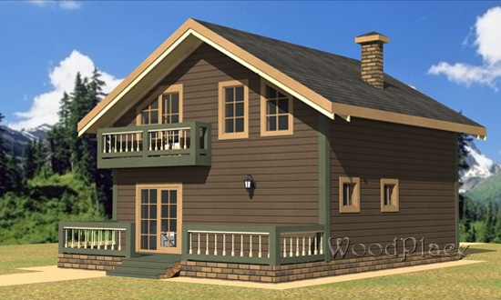 Проект каркасного дома "Боровляны"