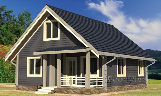 Проект каркасного дома "Дубрава"