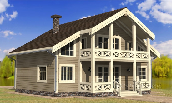 Проект каркасного дома "Сказка"