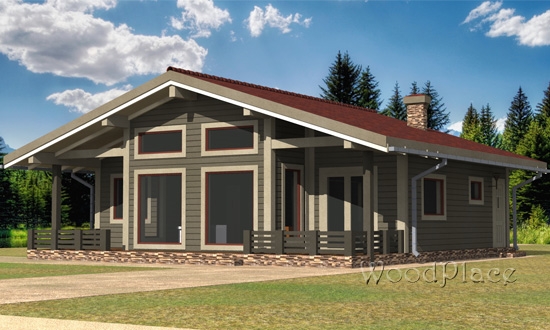 Проект каркасного дома "Юрий"