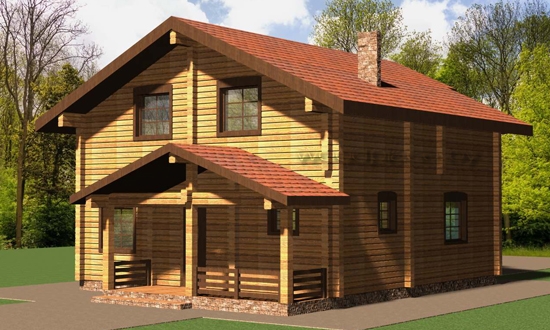 Деревянный дом "Селява" 2