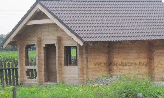 Строительство деревянного дома "Чудин". Окнчательный вид постройки - 2