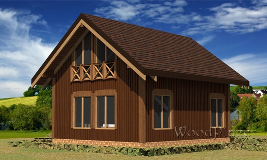 Проект каркасного дома "Уют"