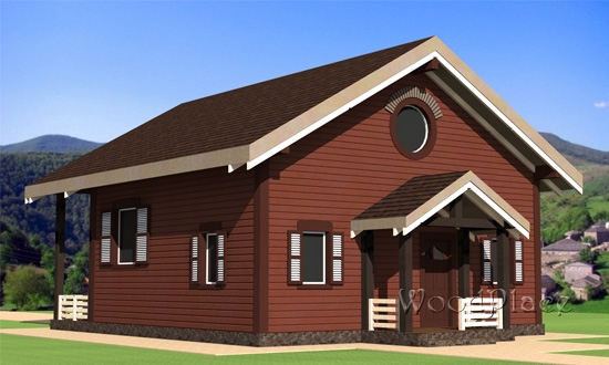 Проект каркасного дома "Ольга"