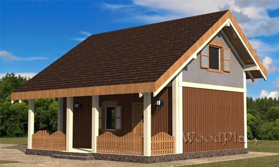 Проект каркасного дома "Лебеди"