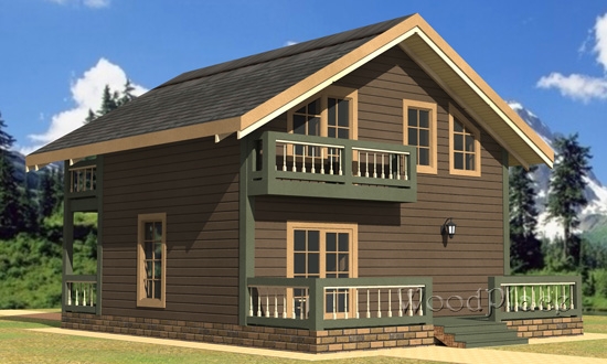 Проект каркасного дома "Боровляны"