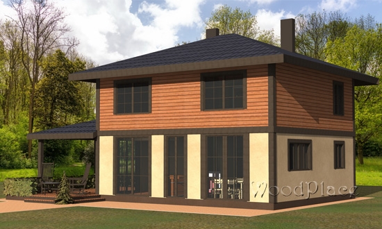 Проект каркасного дома "Ульяна"