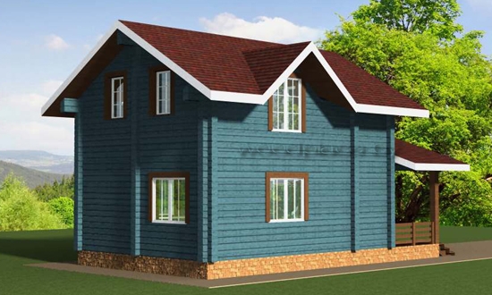 Деревянный дом "ГРЭЙМедиа"  3