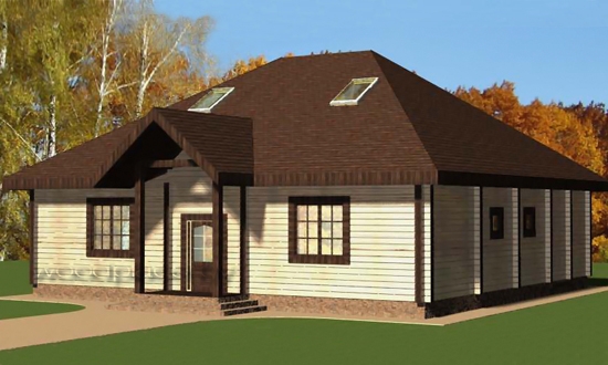 Деревянный дом "Каприз" 3