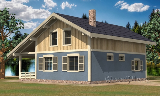 Проект каркасного дома  "Полет"