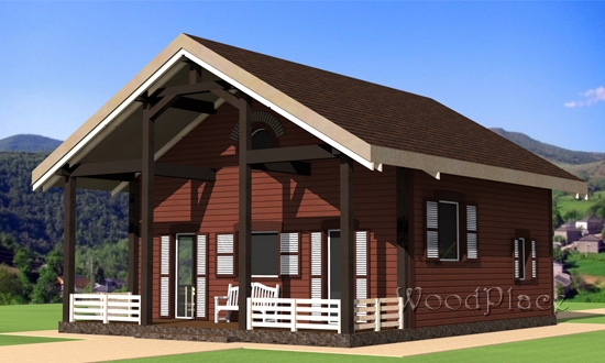 Проект каркасного дома "Ольга"