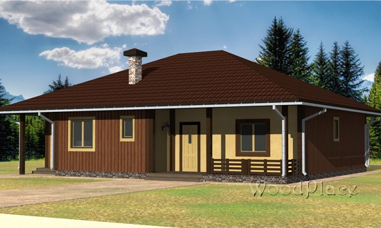 Проект каркасного дома "Алексей"